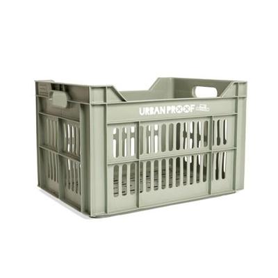 UrbanProof Fietskrat recycled 30 liter polypropyleen mintgroen