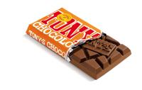 Chocolade Tony&apos;s Chocolonely melk karamel zeezout reep 180gr - thumbnail