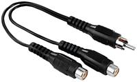 Hama Subwoofer-adapter Cinch-stekker - 2 Cinch-koppelingen - thumbnail