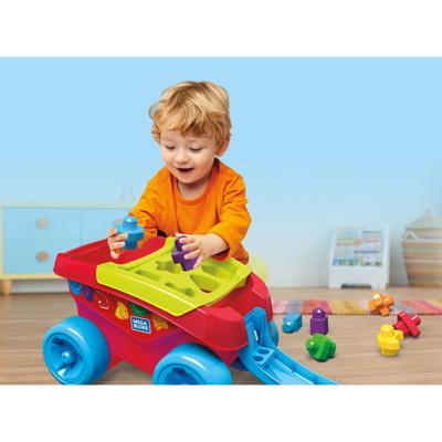 Fisher Price Mega Bloks Trekwagen Vormenstoof