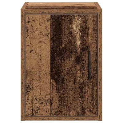 Garage wandkasten 2 st bewerkt hout oud hout