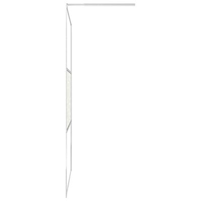 Inloopdouchewand met stenenmotief 80x195 cm ESG-glas - thumbnail
