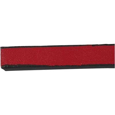 Creativ Company Band van imitatie leer, b: 10 mm, dikte 3 mm, rood, 1 m/ 1 doos