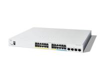 Cisco Catalyst 1300-24MGP-4X Managed Switch, 16-poorts GE, 8 poorten 2.5GE, PoE, 4 x 10GE-SFP+, beperkte bescherming voor de levensduur (C1300-24MGP-4X) - thumbnail