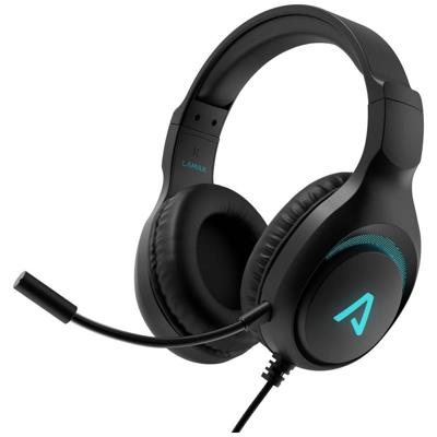 Lamax Heroes Guard1 Over Ear headset Kabel Stereo Zwart Headset, Volumeregeling, Microfoon uitschakelbaar (mute) Gamen