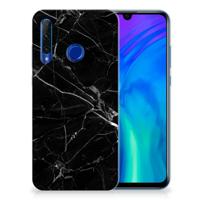 Honor 20 Lite | TPU | Siliconen hoesje | Marmer Zwart - Origineel Cadeau Vader - thumbnail