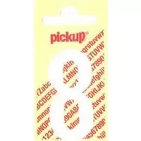 Deco cijfer 8 nobel wit 150 mm Pickup - Pickup - thumbnail