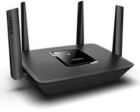 Linksys MR8300 wireless router Tri-band (2.4 GHz / 5 GHz / 5 GHz) Gigabit Ethernet Black - Linksys MR8300, Tri-band (2.4 GHz / 5 GHz / 5 GHz), Wi-Fi 5 (802.11ac), 802.11a,802.11b,802.11g,Wi-Fi 4 (802. - thumbnail