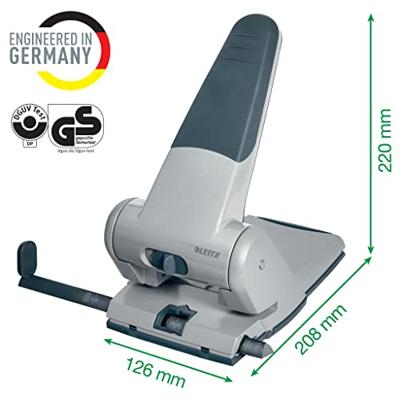 Leitz 51800035 Archiefperforator Blauw Instelformaat (max.): DIN A3 65 vel (80 g/m²)
