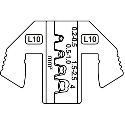 TOOLCRAFT TO-9627243 Krimpinzetstuk SPT plat contact, SPT female contact, MCP 0.2 tot 4 mm² Geschikt voor merk TOOLCRAFT