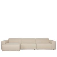 Zuiver Milka 4,5-zits bank links Zand - thumbnail