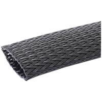 Quadrios 23CA214 23CA214 Gevlochten slang Zwart Polyester 40 tot 80 mm per meter - thumbnail