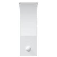 Buitenwandlampen 2 st LED met sensors gegoten aluminium wit - thumbnail