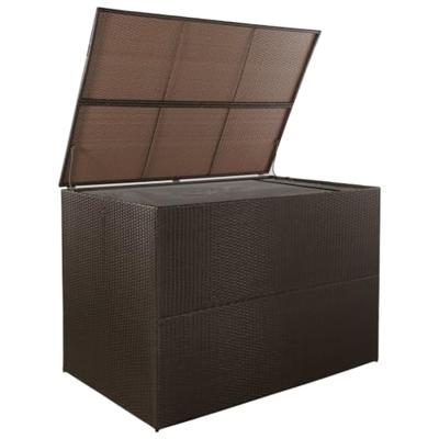 Tuinbox 150x100x100 cm poly rattan bruin Tuinbox 150x100x100 cm poly rattan bruin