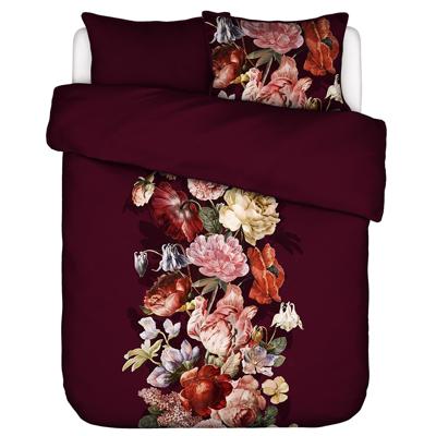 Essenza Anneclaire Dekbedovertrek - Lits-jumeaux (260x200/220 Cm + 2 Slopen) - Katoen Satijn - Cherry