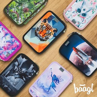 Baagl Luxe Etui - Pennenzak Dinosaurs