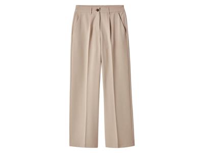 esmara Dames broek - Wide leg (Beige, 42)