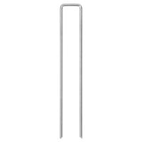 Grondharingen 25 st U-vormig 20x4 cm gegalvaniseerd staal - thumbnail