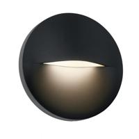 Paxton Muurlamp Round Zwart - thumbnail