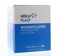 Hekaplast wondpleister elastisch 8 cm x 5 meter - thumbnail