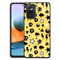 Telefoonhoesje Xiaomi Redmi Note 10 Pro Punk Geel - thumbnail