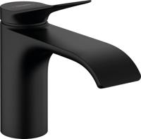 Hansgrohe Wastafelmengkraan Vivenis Eengreeps 80 Zonder Afvoer Mat Zwart - thumbnail