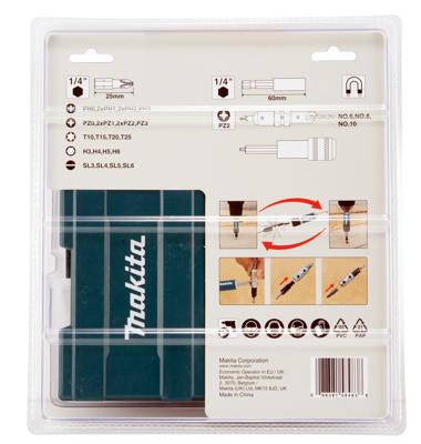Makita Accessoires d-73477 | boor-/schroefbitset | quad driver | 29-delig - d-73477