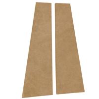 Auralex SonoSuede Trapezoid Panel Right Tan absorber (per stuk) - thumbnail