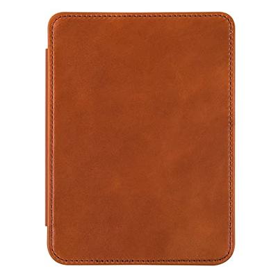 Lunso - Lederen sleepcover hoes - Kobo Glo / Glo HD / Touch 2.0 (6 inch) - Cognac