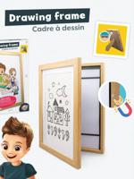 Kader voor tekening beige - thumbnail