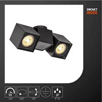 SLV 1002215 ALTRA DICE Wandlamp, Plafondlamp GU10 Zwart - thumbnail