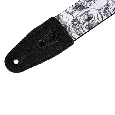 Levys Leathers MPD2C-048 polyester gitaarband met print - skulls - thumbnail
