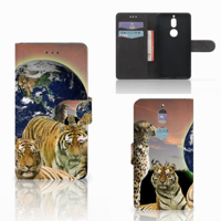 Nokia 7 | Telefoonhoesje | Met pasjeshouder | Roofdieren - thumbnail