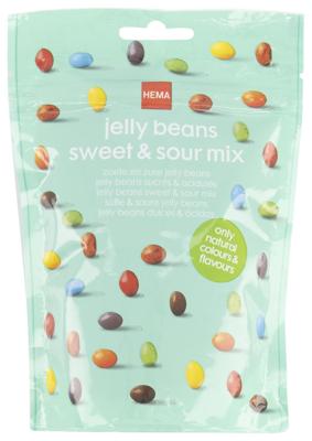 HEMA Zoete En Zure Jellybeans - 200 Gram