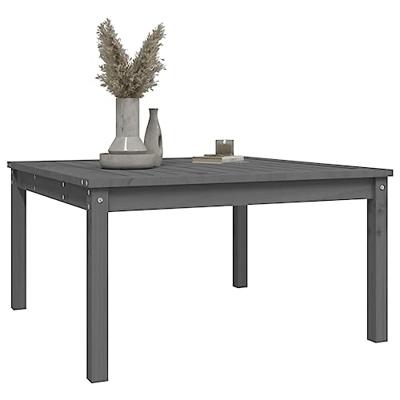Tuintafel 82,5x82,5x45 cm massief grenenhout grijs Tuintafel 82,5x82,5x45 cm massief grenenhout grijs