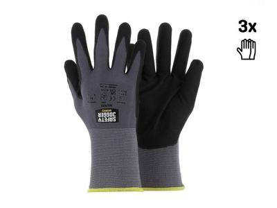 Safety Jogger Handschoenen AllFlex 4131X | Grijs/Zwart | Maat 8 - 00.118.100.08