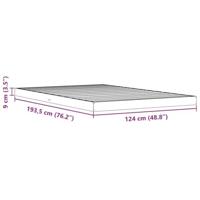Bedframe massief grenenhout wasbruin 120x190 cm - thumbnail