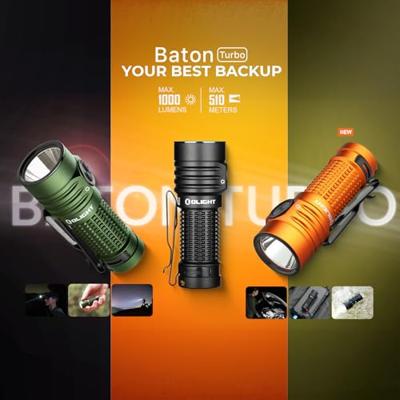 OLight Baton Turbo (Orange) Zaklamp 1000 lm 91 g