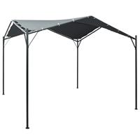 Paviljoen Prieel 3x3 m staal antraciet - thumbnail