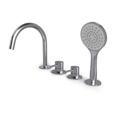 Hotbath Buddy Badrandcombinatie - met uitloop - één hendel mengkraan - Chroom B173CR Hotbath Buddy Badrandcombinatie - met uitloop - één hendel mengkraan - Chroom B173CR