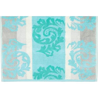 Cawö Cawo Cashmere Jacquard Handdoek Munt 50x100