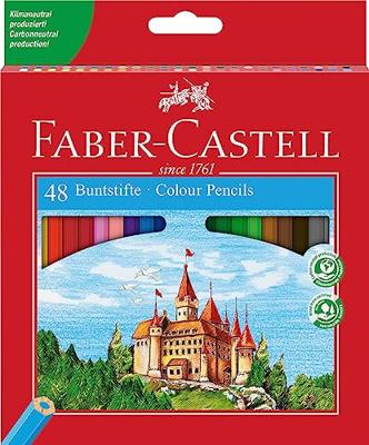 Faber Castell fc-120148 kleurpotlood faber-castell castle zeskantig karton etui met 48 stuks - thumbnail