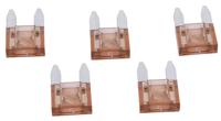 Coming Soon Dresselhaus "mini" zekering platte stekker flat fuse mini 5a light brown / 5 pcs. - thumbnail