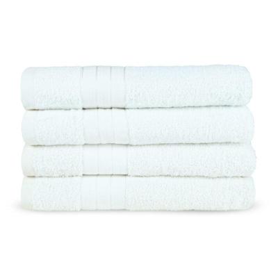 Good Morning Handdoeken set van 4 "Uni" - Wit - (50x100 cm) - Katoen Good Morning Handdoeken set van 4 "Uni" - Wit - (50x100 cm) - Katoen
