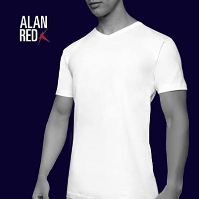 Alan Red T-Shirt West- Virginia White (Two Pack)