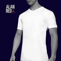 Alan Red T-Shirt West- Virginia White (Two Pack) - thumbnail