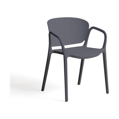 Kave Home Ania tuinstoel kunststof Donkergrijs