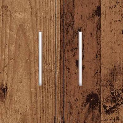 VidaXL Aquariumstandaard 81x36x73 cm bewerkt hout oud houtkleurig