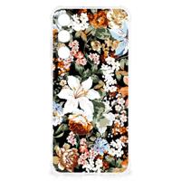 Case voor Samsung Galaxy A25 Dark Flowers - thumbnail