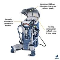 Draagdoek Kid Comfort + PPPS DEUTER blauw - thumbnail